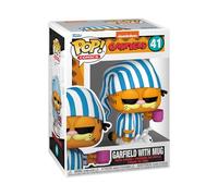 Funko Pop! Comics: Garfield- Garfield with Mug - Figurine en Vinyle à Collectionner - Idée de Cadeau - Produits Officiels - Jouets pour Les Enfants et Adultes - Cartoons Fans