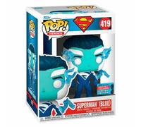 Funko Pop! Heroes: DC - Superman - (Blue) - (NYCC/Fall Con) - DC Comics- Figurine en Vinyle à Collectionner - Idée de Cadeau - Produits Officiels - Jouets pour Les Enfants et Adultes