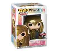 FUNKO POP ! - DC Comics - Wonder Woman 1984 Wonder Woman Golden Armor Shield #329 Special Edition