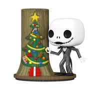 Funko – Figurine Pop L'Étrange Noël de M. Jack N°1360 Jack Skellington avec Porte de Noël (72310)