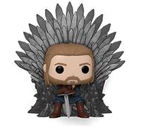 Funko Pop! Deluxe: GOT - Ned Stark on Throne - Game of Thrones- Figurine en Vinyle à Collectionner - Idée de Cadeau - Produits Officiels - Jouets pour Les Enfants et Adultes - TV Fans