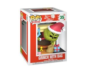 Funko Pop! Deluxe: HtGSC - The Grinch with Bag - How The Grinch Stole Christmas - Figurine en Vinyle à Collectionner - Idée de Cadeau - Produits Officiels - Jouets pour Les Enfants et Adultes