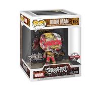 Funko POP! Deluxe: Marvel-Iron Man - (GraffitiDECO) , - Marvel Comics - Figurine en Vinyle à Collectionner - Idée de Cadeau - Produits Officiels - Jouets pour les Enfants et Adultes