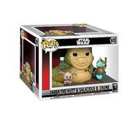 Funko Pop! Deluxe: RotJ 40th - Jabba with Salacious - Star Wars- Figurine en Vinyle à Collectionner - Idée de Cadeau - Produits Officiels - Jouets pour Les Enfants et Adultes - Movies Fans