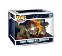 Funko Figurine Pop! Deluxe Solo Leveling Saison 1 – Jinwoo vs Cerberus – Vinyle Officiel Idée cadeau