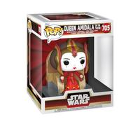 Funko – Star Wars Deluxe Queen Amidala On The Throne – Rouge – Enfants
