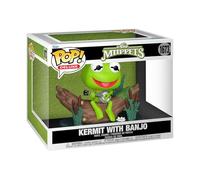 Funko Pop! Deluxe Figurine – The Muppets Kermit avec banjo – Vinyle 9 cm
