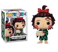 Funko Pop Demon Slayer + Protector : Pop ! Figurine en vinyle d'animation (coffret cadeau livré avec boîte de protection de la marque ToyBop Collector Case) (Tanjiro Kamado avec kimono)