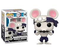 Funko Pop Demon Slayer + Protector : Pop ! Figurine en vinyle d'animation (coffret cadeau livré avec boîte de protection de la marque ToyBop Collector Case) (Muscle Mouse EE Exclusive)