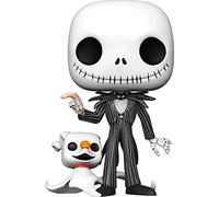 Funko Pop! Disney Christmas-10 Nightmare Before Christmas Jack Skellington with Zero - Disney: The Nightmare Before Christmas - Figurine en Vinyle à Collectionner - Idée de Cadeau - Movies Fans