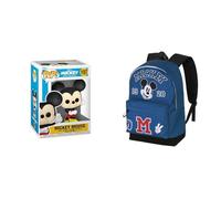 Funko Pop Disney Classiques Mickey Mouse - Miniature à Collectionner, Sac à Dos Disney Mickey Class HS Fan 2,2 31×44 cm Bleu