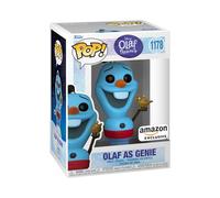 Funko Pop! Disney: Frozen - Olaf As Genie - la Reine des Neiges - Exclusivité Amazon - Figurine en Vinyle à Collectionner - Idée de Cadeau - Produits Officiels - Jouets pour Les Enfants et Adultes