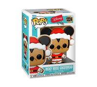 Funko Pop! Disney: Holiday - Santa Mickey Mouse - Gingerbread - Figurine en Vinyle à Collectionner - Idée de Cadeau - Produits Officiels - Jouets pour Les Enfants et Adultes - Movies Fans