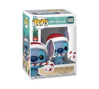 Funko Pop! Disney: Holiday - Stitch with Candy Cane - Lilo and Stitch - Figurine en Vinyle à Collectionner - Idée de Cadeau - Produits Officiels - Jouets pour Les Enfants et Adultes - Movies Fans