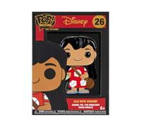 Funko Pop! Disney: Lilo & Stitch - Lilo Avec Scrump - Broche Émail Fantaisie à Collectionner Pour Sacs à Dos