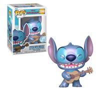 Funko Pop! Disney Lilo & Stitch - Stitch with Ukulele (PRL) (Exc), Figurine à Collectionner en Vinyle - Idée Cadeau - Produit Officiel - Jouets pour Enfants et Adultes