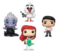 Funko Pop! Disney: Little Mermaid - Ursula - 4 Pack - Diamant Pailleté - Figurine en Vinyle à Collectionner - Idée de Cadeau - Produits Officiels - Jouets pour Les Enfants et Adultes - Movies Fans