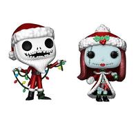 funko Pop! Disney : NBC Nightmare Before Christmas - Lot de 2 - Père Noël Jack et Sally *Diamond*