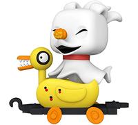 Funko Pop! Disney: Nightmare Before Christmas Train-Zero in Duck Cart - Disney: The Nightmare Before Christmas - Exclusivité Amazon - Figurine en Vinyle à Collectionner - Idée de Cadeau - Movies Fans