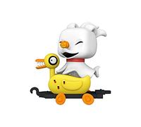 Funko Pop! Disney: Nightmare Before Christmas Train-Zero in Duck Cart - Disney: The Nightmare Before Christmas - Exclusivité Amazon - Figurine en Vinyle à Collectionner - Idée de Cadeau - Movies Fans