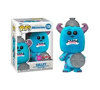 Figurine Funko Pop Sulley With Lid / Monsters Inc / Funko Pop Disney - Exclusive Special Edition - Flocked