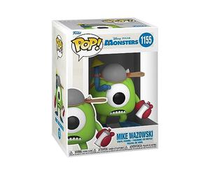 Funko Pop! Disney Pixar: Monsters Inc - Mike Wazowski with Mitts | Goodies Officiels - Figurine Vinyle à Collectionner et Déco Étagère - Idée Cadeau Anniversaire pour Fans et Collectionneurs