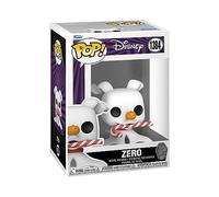 Funko Pop! Disney: The Night Before Christmas 30th - Zero with Candycane - Disney: The Nightmare Before Christmas - Figurine en Vinyle à Collectionner - Idée de Cadeau - Produits Officiels