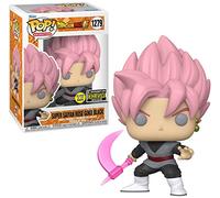 Funko Pop Dragon Ball Super Saiyan Rosé Goku Black #1279 Pop Exclusive Edition Pop Anime Figurine Dragon Ball Z - Brille dans Le Noir