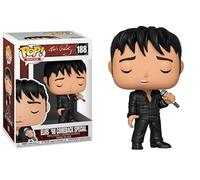 Funko Pop Elvis Presley + Protector Figurine en vinyle Pop ! Rocks Coffret cadeau livré avec étui de protection de la marque ToyBop (Elvis '68 Comeback Special)