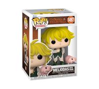 Funko Pop ! et Buddy : Seven Deadly Sins - Meliodas with Hawk - Figurine en Vinyle à Collectionner - Marchandise Officielle - Jouets pour Enfants et Adultes - Fans d'anime