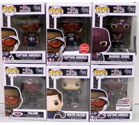 Funko Pop Falcon Et Le Soldat D'Hiver Lot De 6 Captain America Baron Zemo Ex.