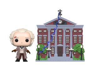 Funko Pop! Figurine De Docteur Avec Tour De L´horloge Retour Vers Le Futur