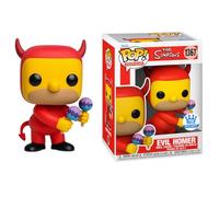 Funko Pop! Figurine en vinyle The Simpsons Evil Homer, 11 cm, Maracas, Exclusive