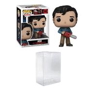Funko Pop! Film : Evil Dead Anniversary - Ash Bundled with EcoTEK Pop Protector
