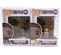 Funko Pop Films 1157 Candyman & 1159 Sherman Fields Figurine Vinyle Lot Neuf