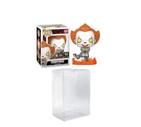 Funko Pop! Films : IT - Série spéciale de Pennywise Dancing Glow in-The-Dark Chase avec un protecteur de grenier Byron