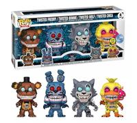 Funko Pop Five Nights at Freddys Twisted Ones Figurine en vinyle de collection 4 pièces