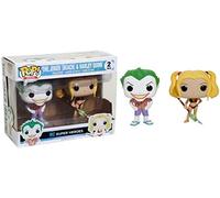 Funko Pop! FK14238 Heroes Lot de 2 Figurines The Joker [Beach] & Harley Quinn