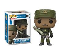 Funko POP Games - #08 Halo: Sgt Johnson - Vinyl Figure 10cm