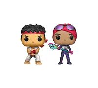 Funko Pop! Games: Fortnite - 2 Pack Ryu & Brite Bomber - Street Fighter - Figurine en Vinyle à Collectionner - Idée de Cadeau - Produits Officiels - Jouets pour les Enfants et Adultes
