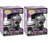 Funko Pop! Games: Fusion - Cylon - 1 Chance sur 6 D'avoir Une Variante Rare Chase - Battlestar Galactica - Classic - Figurine en Vinyle à Collectionner - Idée de Cadeau - Produits Officiels (Lot de 2)