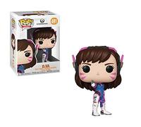 Funko Pop! Games: Overwatch-D.Va Collectible Figure - Figurine en Vinyle à Collectionner - Idée de Cadeau - Produits Officiels - Jouets pour Les Enfants et Adultes - Video Games Fans