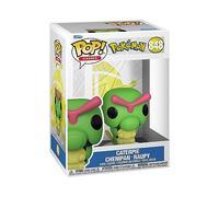Funko Figurine Vinyle Pop! Games – Pokémon Caterpie (Chenipan) N°848 – Produit Officiel