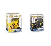 Funko Pop! Games: Pokemon - Pikachu - Figurine en Vinyle à Collectionner - Idée de Cadeau & Pop! Games: Pokemon - Umbreon - Noctali - Figurine en Vinyle à Collectionner - Idée de Cadeau