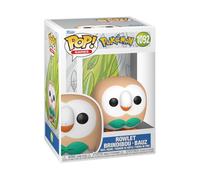 Funko Figurine POP! Rowlet (Brindibou) – 9 cm Beige – Collection officielle Pokémon
