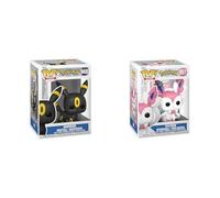 Funko Pop! Games: Pokemon - Umbreon - Noctali - Figurine en Vinyle à Collectionner - Idée de Cadeau & Pop! Games: Pokemon - Sylveon - Nymphali - Figurine en Vinyle à Collectionner