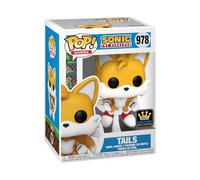 Funko Pop! Games: Sonic - Miles Tails Prower - Tails - (Flying) - Texture Velours - 1 Chance sur 6 D'avoir Une Variante Rare Chase - Sonic The Hedgehog - Figurine en Vinyle à Collectionner