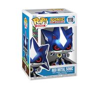 Funko Pop! Games: Sonic - Neo Metal Sonic - Métallique - Sonic The Hedgehog - Figurine en Vinyle à Collectionner - Idée de Cadeau - Produits Officiels