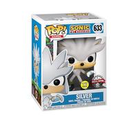 Funko Pop! Games: Sonic The Hedgehog 30th - Silver The Hedgehog - Brille dans Le Noir - Figurine en Vinyle à Collectionner - Idée de Cadeau