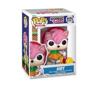 Funko Pop! Games: Sonic The Hedgehog - Amy Rose - 1 Chance sur 6 D'avoir Une Variante Rare Chase - Figurine en Vinyle à Collectionner - Idée de Cadeau